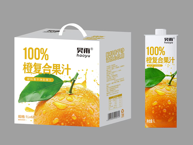 百分百橙復(fù)合果汁1L